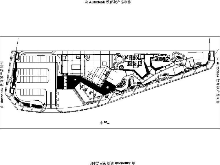四川cad景观施工平面图资料下载-[四川]现代折线示范区景观设计施工图（方案+施工图+实景）