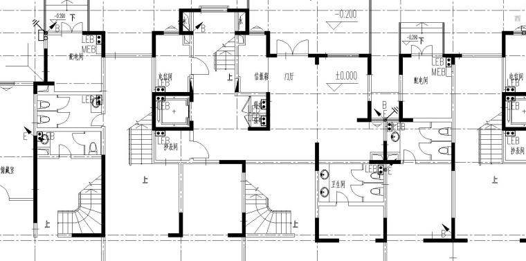 楼宇对讲系统施工图CAD资料下载-某楼宇对讲系统电气图纸
