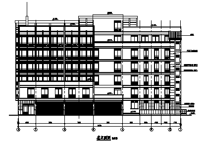 四层办公楼建筑设计图资料下载-多层知名企业办公楼建筑设计施工图