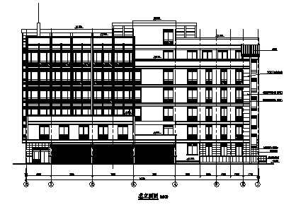 办公楼多层施工图资料下载-多层知名企业办公楼建筑设计施工图