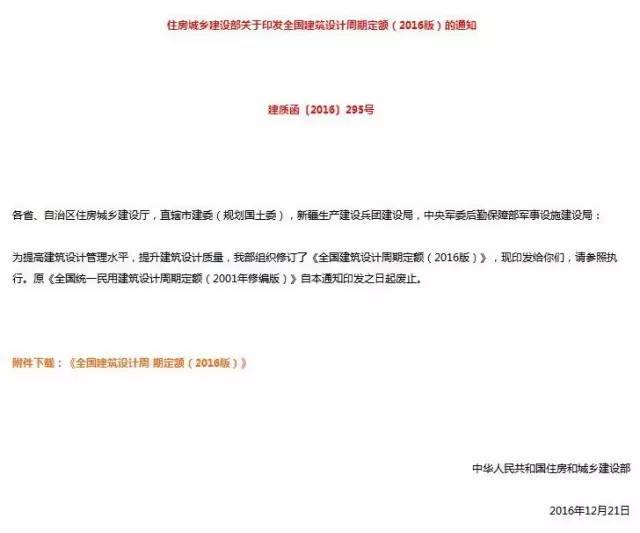 公寓施工套图资料下载-《全国建筑设计周期定额》发布，告别不合理加班？