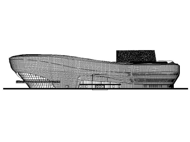 钢结构施工图地下资料下载-[安徽]四层弧线型文化中心钢结构玻璃幕墙施工图（16年最新）