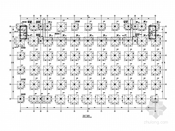 三层厂房楼建筑施工图资料下载-三层框架结构科技创业孵化园结构施工图