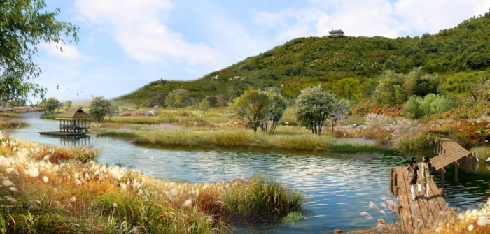 著名小区景观规划资料下载-[江苏]佛教圣境著名景区旅游景观规划方案