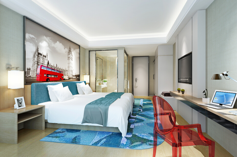 主题时尚酒店室内设计效果图（含3D模型，材质，光域网）-主题时尚酒店室内设计效果图