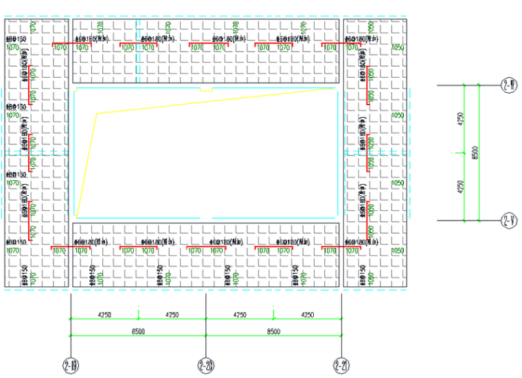 城中村改造项目转换层高大模板安全专项施工方案（163页）-扶梯高支模区域