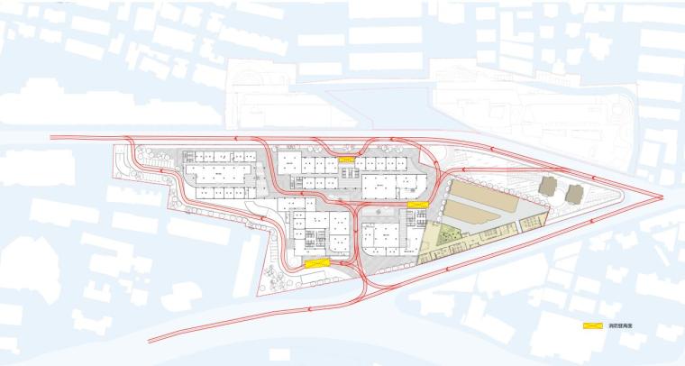 [江苏]南京西路协和城商业建筑方案文本（PDF+63页）-消防流线分析