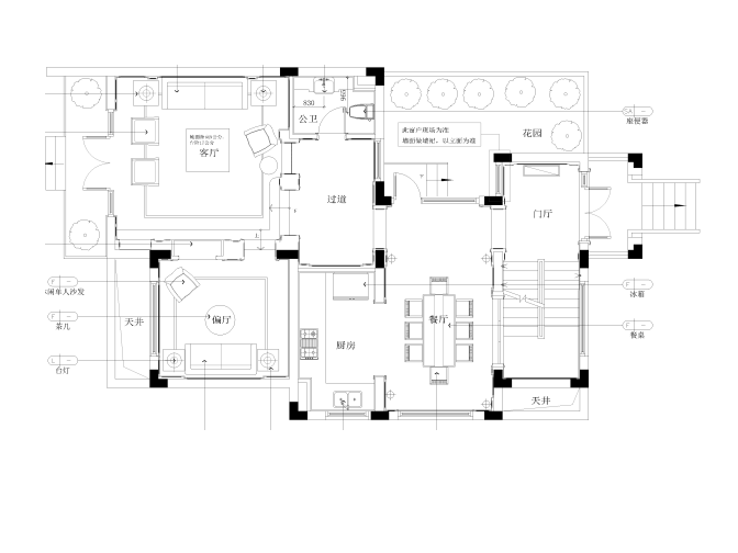 便利店3d效果图平面图资料下载-[上海]欧式风格三层双拼别墅施工图设计（附3D模型+效果图）