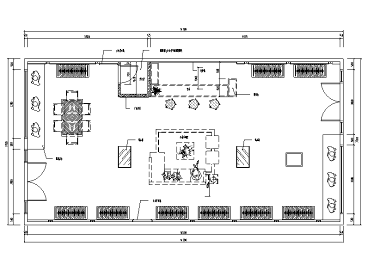服装商业空间手绘效果图资料下载-107平米服装店设计施工图（附3D模型+效果图）