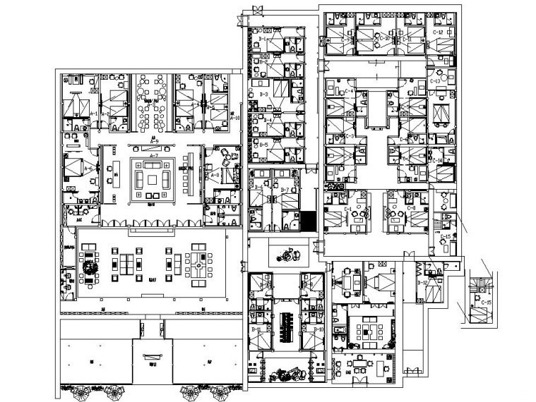 135平新中式全套施工图资料下载-[云南]新中式特色民宿全套施工图设计（附效果图）