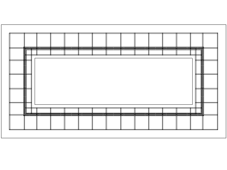 中式屋顶瓦施工图资料下载-[新中式]现代中式廊架施工图详图