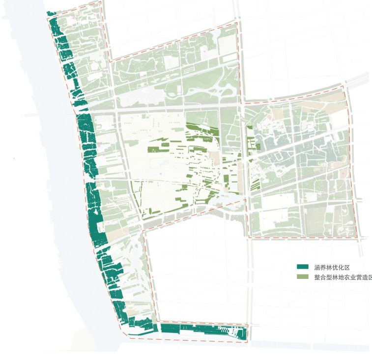 [上海]闵行浦江郊野公园项目景观概念设计（美食，古镇）-C林地系统规划