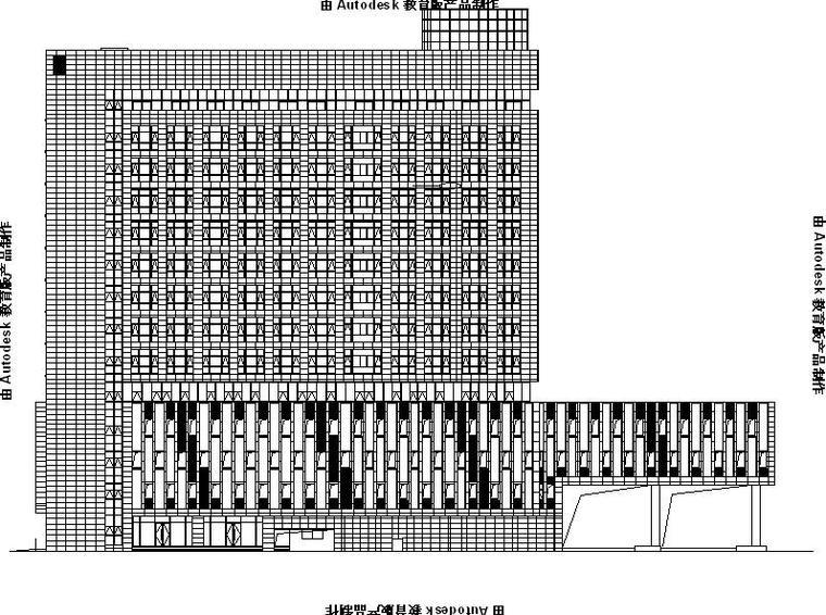 现代建筑办公楼资料下载-[合集]3套现代风格大型办公楼建筑幕墙施工图