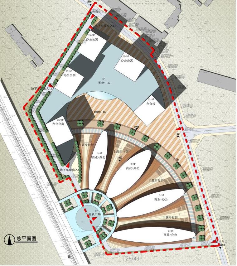 [云南]经开区建筑方案文本（包含JPG+CAD）-总平面图