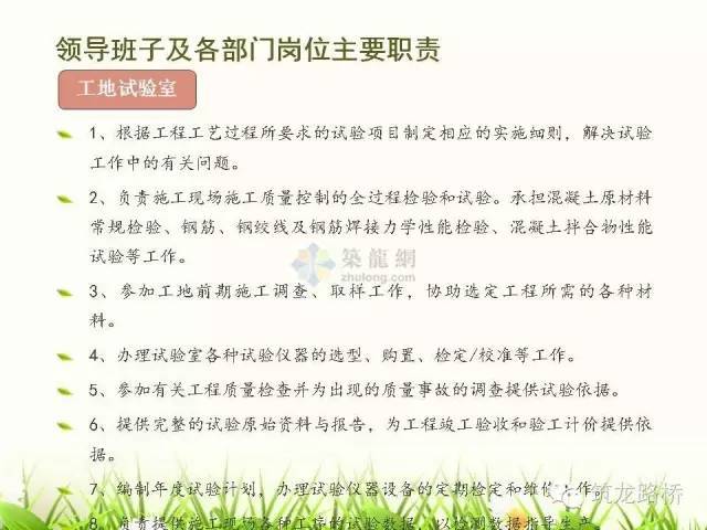 项目部各管理人员职责分工详细说明，找准位置对号入座！_14