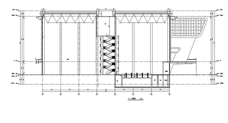 [宁夏]两层球形网架屋面体育中心建筑施工图（含全专业图纸）-两层球形网架屋面体育中心建筑