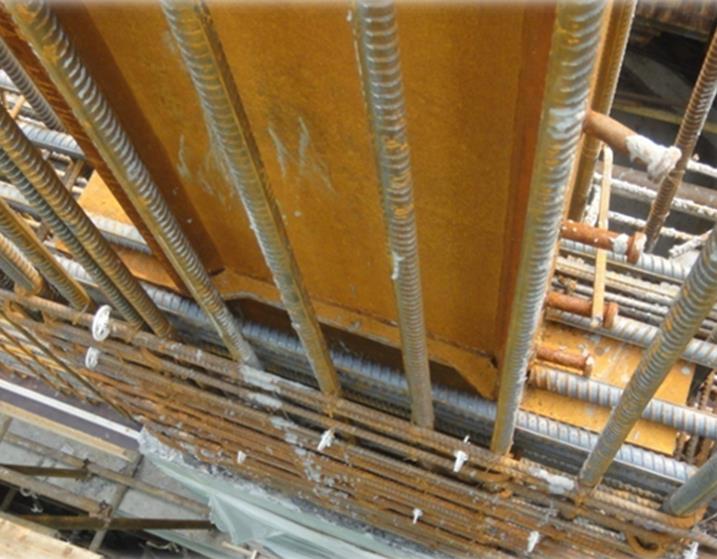 铝合金窗钢副框施工工法资料下载-大型转换钢桁架外包清水混凝土施工工法