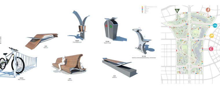 [四川]天府中央公园景观概念性文本（PDF+57页）-小品节点