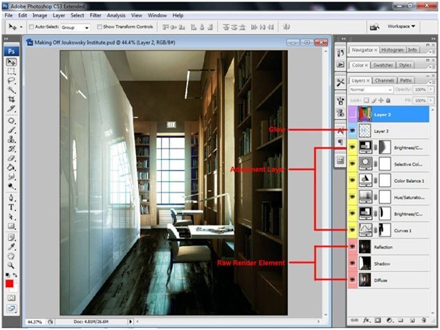 3DSMAX渲染出精致工作室一角效果图_15