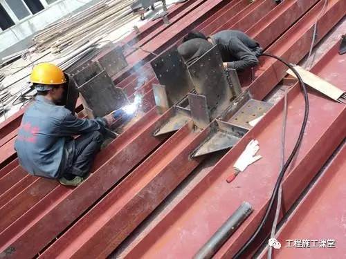钢套箱围堰施工工艺流程资料下载-钢结构工程施工工艺流程