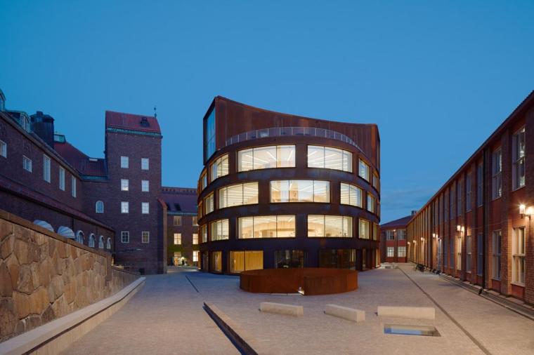 条形窗开窗资料下载-瑞典皇家理工学院新建筑学院大楼