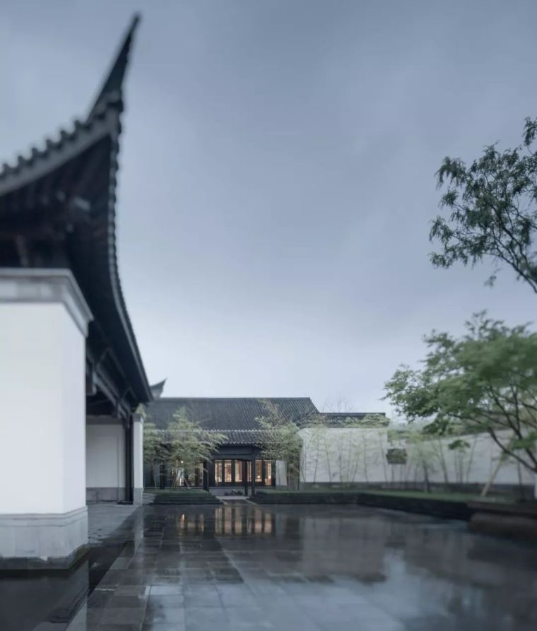 中式建筑建筑效果图资料下载-gad设计作品安吉悦榕庄，新中式建筑的典范