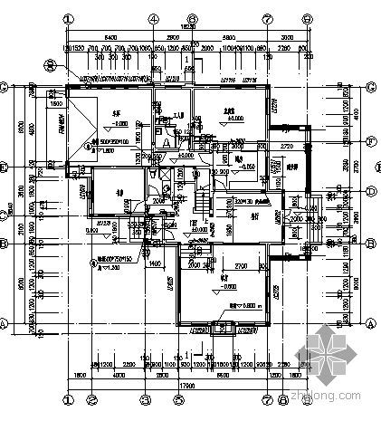 杭州绿城某22号套独立山地别墅建筑方案图-3