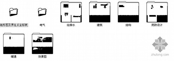 上海某货运交易中心建筑结构水电暖民防设计施工图（带效果图）-4