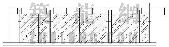 楼盘入口景观施工图资料下载-某高档公寓售楼处全套施工图