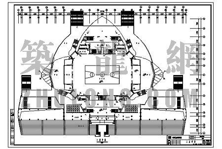 体育四川大学资料下载-四川大学体育馆给排水设计图