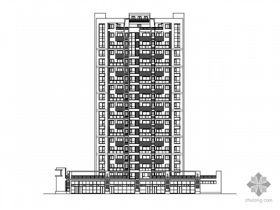 六楼单元住宅资料下载-[南京]某现代小区一期住宅4、6号楼建筑施工图
