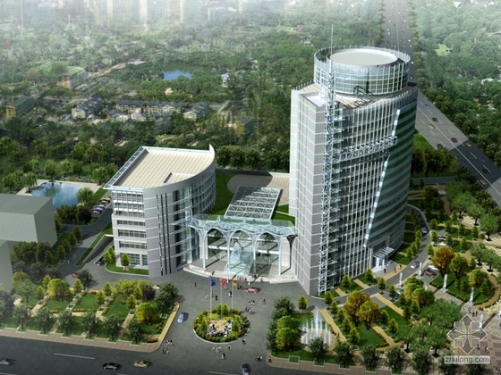水疗酒店建筑方案设计资料下载-[辉县市]某大酒店建筑概念方案设计