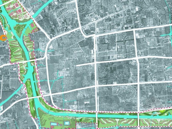 河道景观规划前期调研资料下载-苏州某河道景观规划