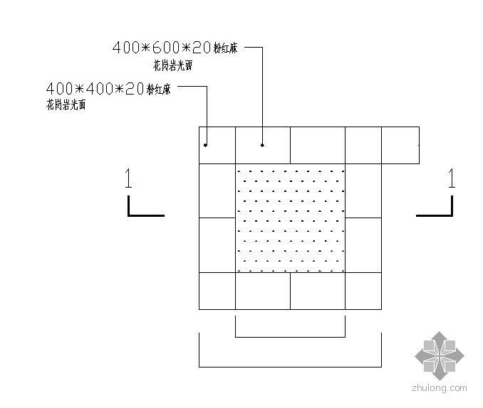 方形树池CAD施工图资料下载-方形树池做法大样