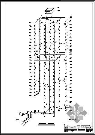湿式自动喷水灭火系统图资料下载-某宾馆给排水系统图
