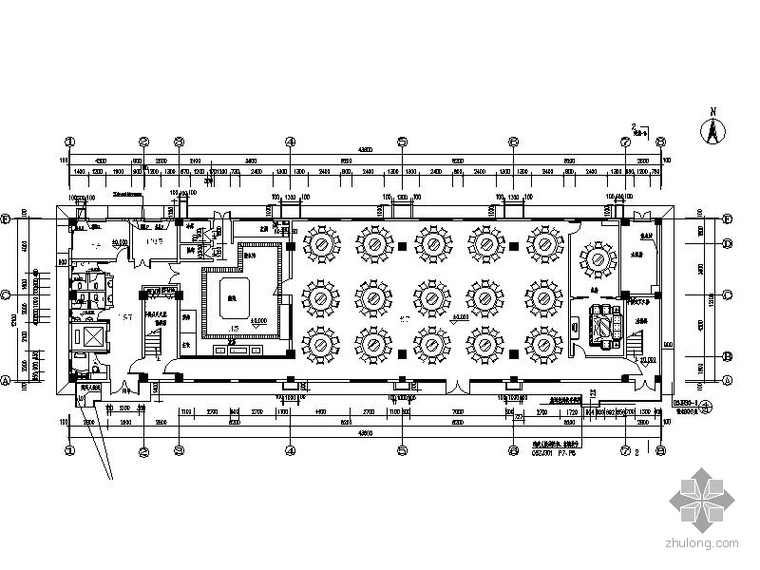 海南办公空间设计资料下载-[海南]某审判法院办公楼室內装修图