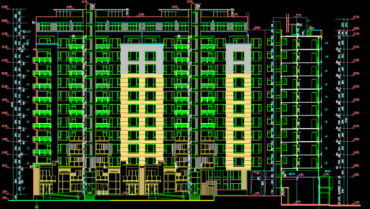 小高层住宅楼建筑施工图资料下载-高层住宅楼建筑施工图
