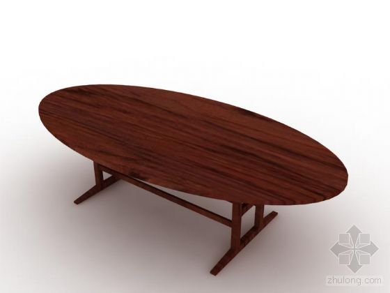 椭圆形桌模型资料下载-椭圆形桌