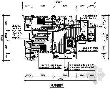 小家装全套施工图资料下载-小家装平面