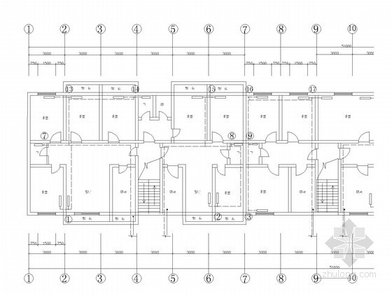 家属楼建筑设计图资料下载-[陕西]家属楼住宅小区采暖系统设计施工图
