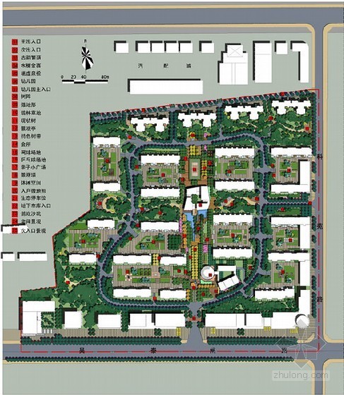 花园小区环境景观设计方案资料下载-[济宁]花园小区景观设计方案