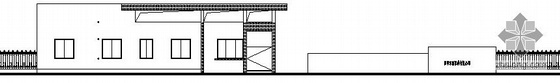 厂区大门结构资料下载-某工业园区新建厂区传达室建筑施工图