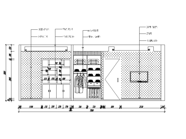 [福建]现代风格样板房设计施工图（含效果图）-【福建】现代风格样板房设计施工图（含效果图）立面图