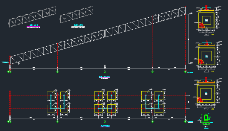 皮带运输机栈桥资料下载-钢桁架结构皮带栈桥图