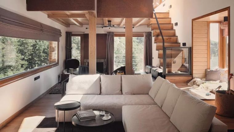 家装窗帘图资料下载-150㎡ 原木风乡下房，舒适才是家装的高境界！