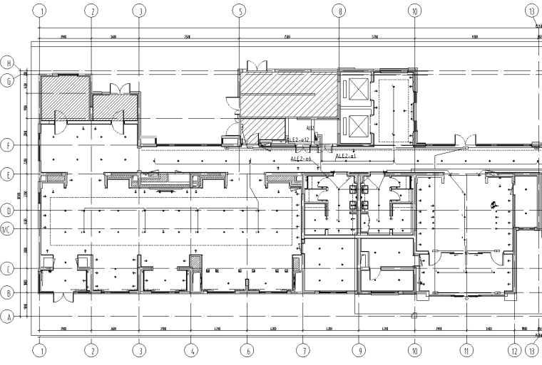 6层老年建筑方案图资料下载-上海老年护理院及养老公寓电气施工图