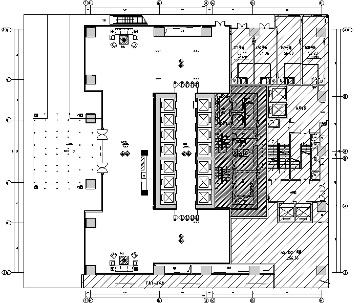 万达建筑图纸资料下载-[广东]佛山万达甲级写字楼及样板间设计施工图（附效果图）