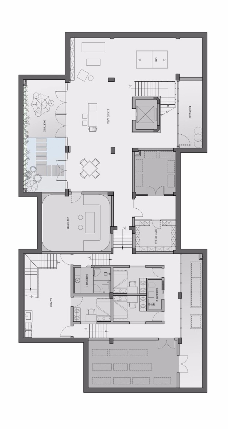 1400m² 极简白顶级度假别墅，89年设计师惊艳演绎_33