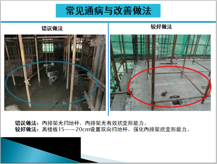 建筑施工质量提升及优秀工艺(图文对比样板展示)-常见通病与改善做法1