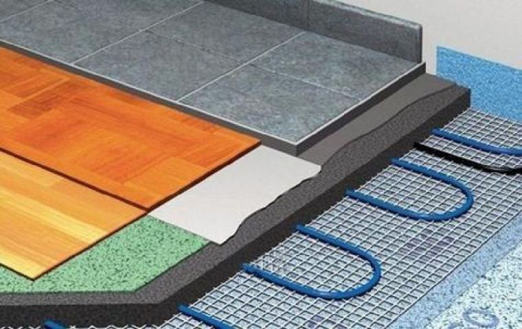 屋面砖铺设施工工艺资料下载-地暖及石材施工工艺